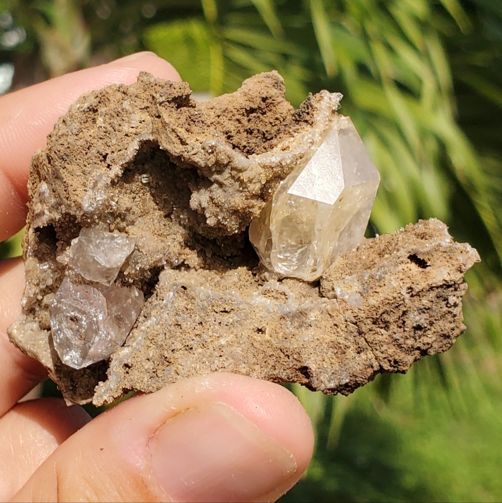 Herks in Druzy Matrix